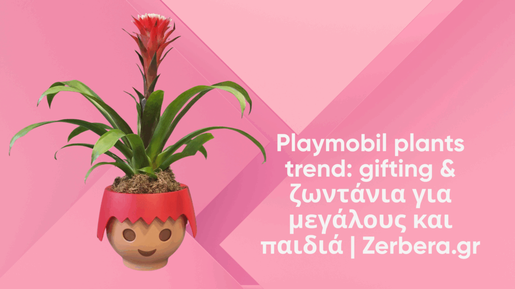 Playmobil plants trend: gifting ζωντάνια για μεγάλους και παιδιά