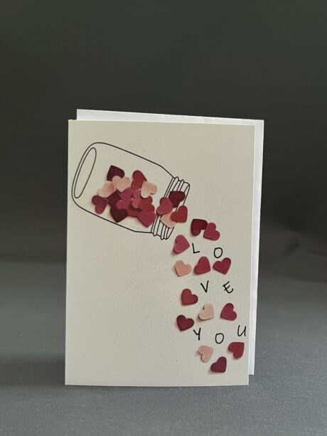 Wishing card ''love you''