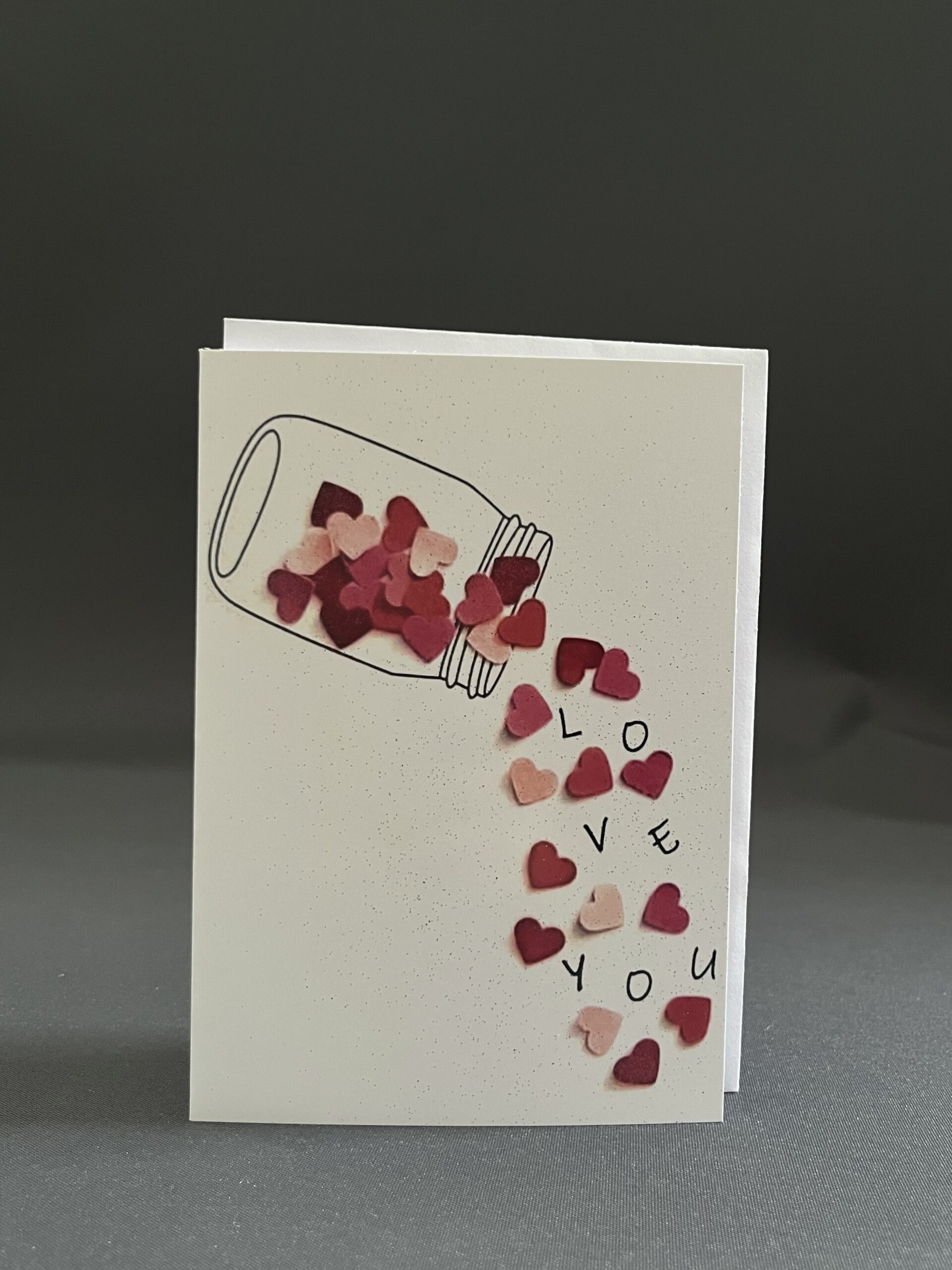 Wishing card ''love you''