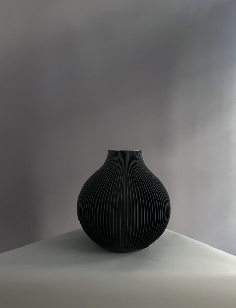 RIZA VAZE BALL BLACK-WHITE
